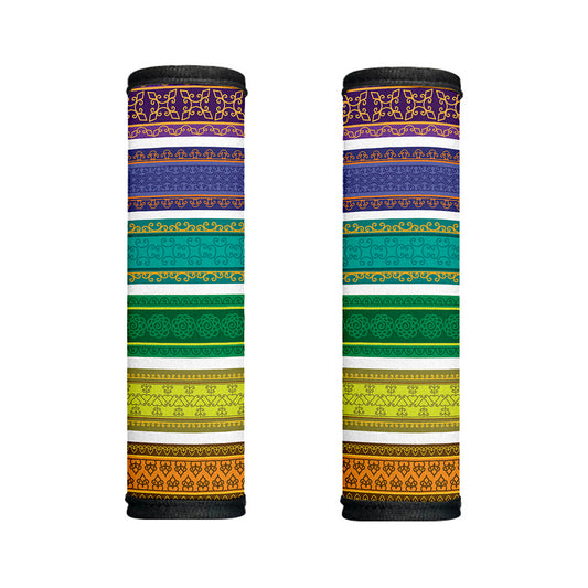 Colorful Ethnic Pattern Print Handle Covers