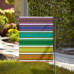 Colorful Ethnic Pattern Print House Flag