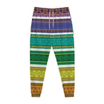 Colorful Ethnic Pattern Print Jogger Pants