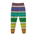 Colorful Ethnic Pattern Print Jogger Pants