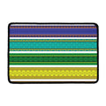 Colorful Ethnic Pattern Print Kitchen Mat