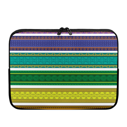 Colorful Ethnic Pattern Print Laptop Sleeve