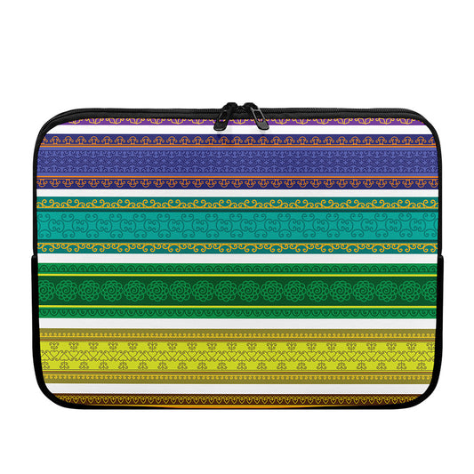 Colorful Ethnic Pattern Print Laptop Sleeve
