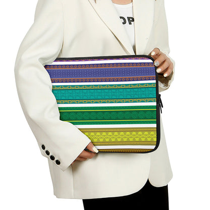 Colorful Ethnic Pattern Print Laptop Sleeve