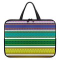 Colorful Ethnic Pattern Print Laptop Sleeve With Handle