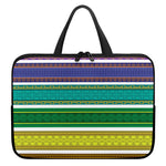 Colorful Ethnic Pattern Print Laptop Sleeve With Handle
