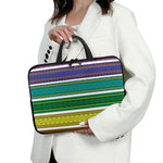 Colorful Ethnic Pattern Print Laptop Sleeve With Handle