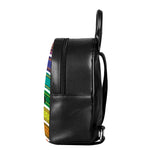 Colorful Ethnic Pattern Print Leather Backpack