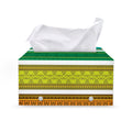 Colorful Ethnic Pattern Print Leather Tissue Box Cover