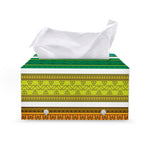 Colorful Ethnic Pattern Print Leather Tissue Box Cover