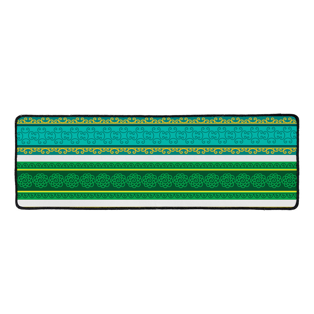 Colorful Ethnic Pattern Print Long Kitchen Mat
