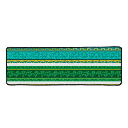 Colorful Ethnic Pattern Print Long Kitchen Mat