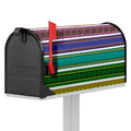 Colorful Ethnic Pattern Print Mailbox Cover