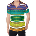 Colorful Ethnic Pattern Print Men's Shirt