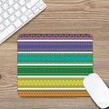 Colorful Ethnic Pattern Print Mouse Pad