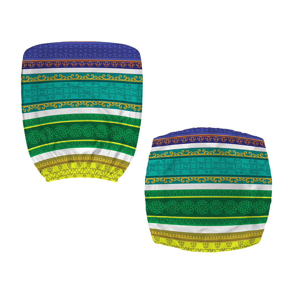 Colorful Ethnic Pattern Print Office Chair Cover