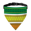 Colorful Ethnic Pattern Print Over The Collar Dog Bandana