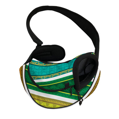 Colorful Ethnic Pattern Print Pet Sling Carrier