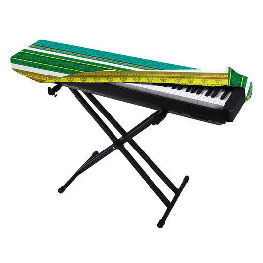 Colorful Ethnic Pattern Print Piano Keyboard Cover