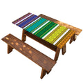 Colorful Ethnic Pattern Print Picnic Table Cover