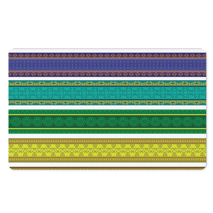 Colorful Ethnic Pattern Print Polyester Doormat