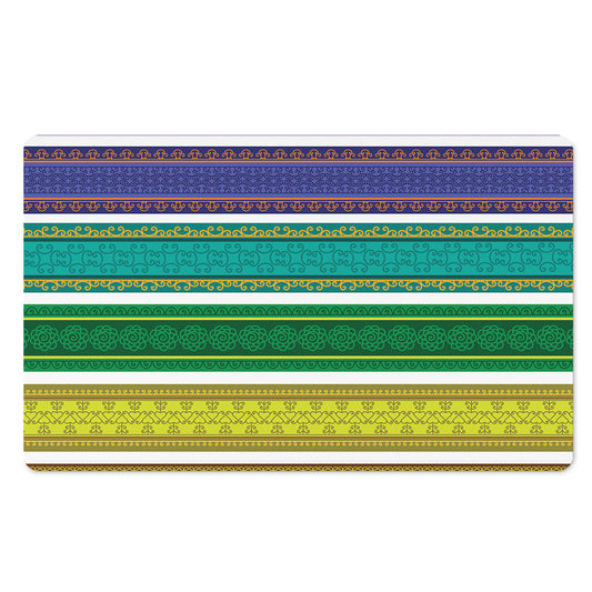 Colorful Ethnic Pattern Print Polyester Doormat