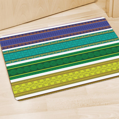 Colorful Ethnic Pattern Print Polyester Doormat