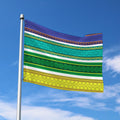 Colorful Ethnic Pattern Print Polyester Flag