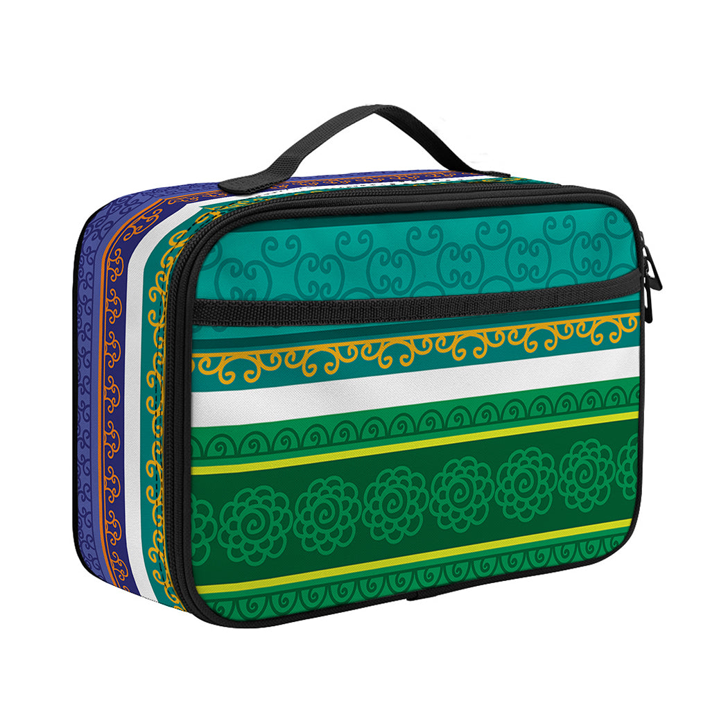 Colorful Ethnic Pattern Print Portable Lunch Bag