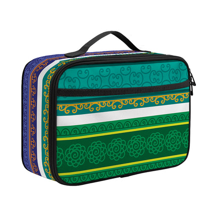 Colorful Ethnic Pattern Print Portable Lunch Bag
