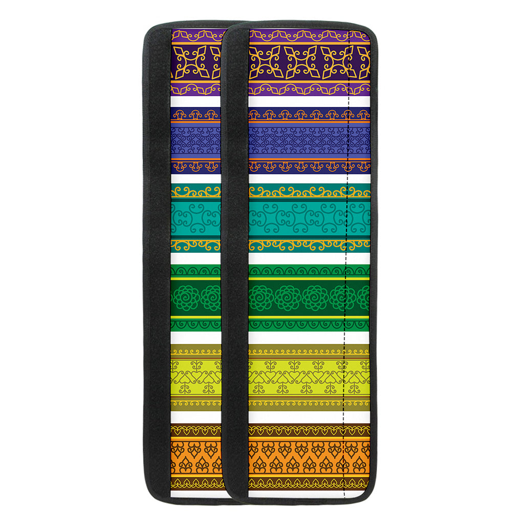Colorful Ethnic Pattern Print Refrigerator Handle Covers