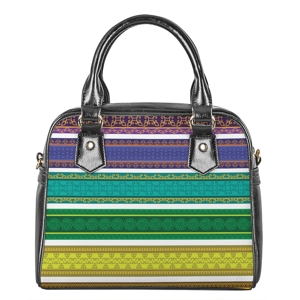 Colorful Ethnic Pattern Print Shoulder Handbag