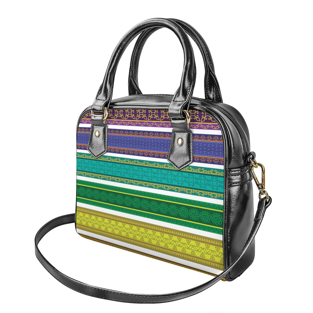 Colorful Ethnic Pattern Print Shoulder Handbag