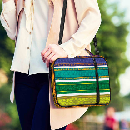 Colorful Ethnic Pattern Print Shoulder Strap Bible Bag