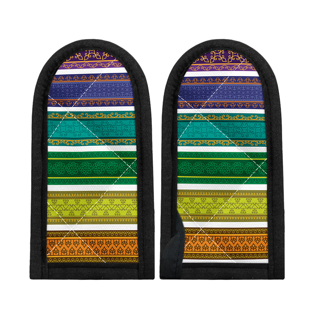 Colorful Ethnic Pattern Print Skillet Handle Cover