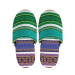 Colorful Ethnic Pattern Print Slippers