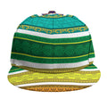 Colorful Ethnic Pattern Print Snapback Cap