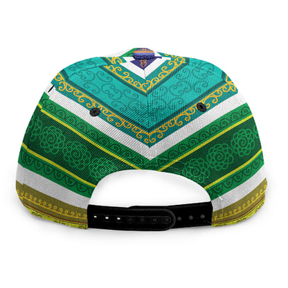 Colorful Ethnic Pattern Print Snapback Cap