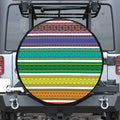 Colorful Ethnic Pattern Print Tire Cover