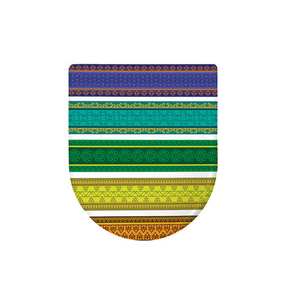 Colorful Ethnic Pattern Print Toilet Lid Cover