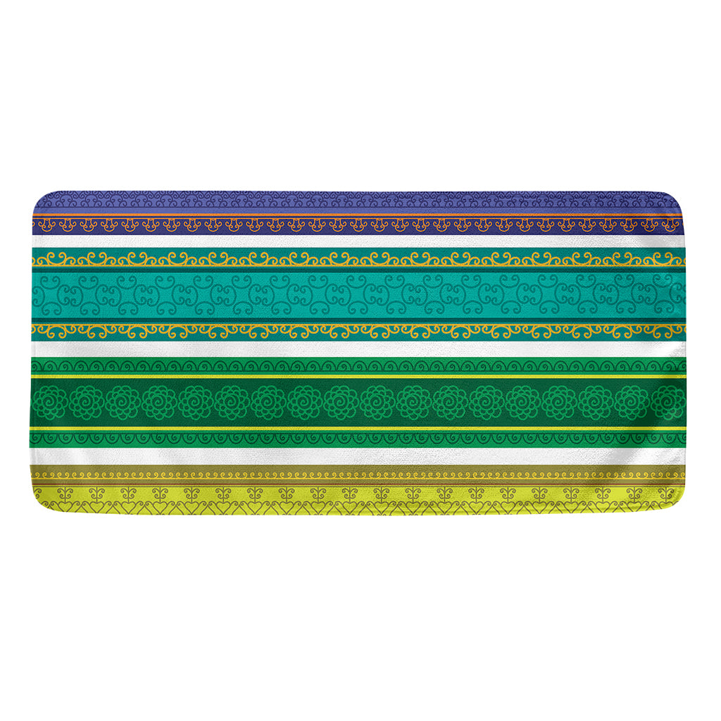 Colorful Ethnic Pattern Print Towel