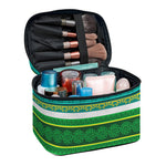 Colorful Ethnic Pattern Print Travel Makeup Bag