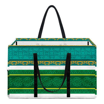 Colorful Ethnic Pattern Print Utility Tote Bag