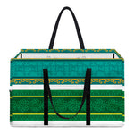Colorful Ethnic Pattern Print Utility Tote Bag