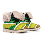 Colorful Ethnic Pattern Print Winter Boots