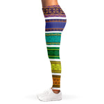 Colorful Ethnic Pattern Print Women's Leggings