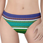 Colorful Ethnic Pattern Print Women's Thong