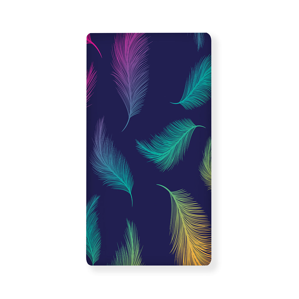 Colorful Feather Pattern Print Baby Crib Sheet