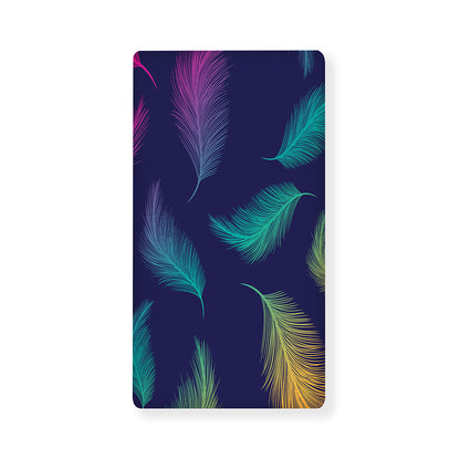 Colorful Feather Pattern Print Baby Crib Sheet