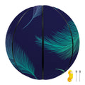 Colorful Feather Pattern Print Basketball